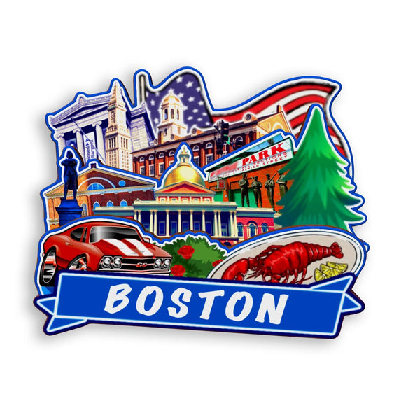 Refrigerator Magnet for Boston Massachusetts USA  979