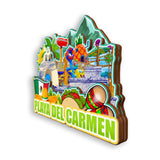 Refrigerator Magnet for Playa Del Carmen Mexico  1823