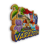 Kühlschrankmagnet für Varazdin Kroatien 2226