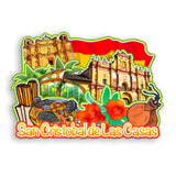 Refrigerator Magnet for San Cristobal de Las Casas Spain  1433