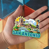 Kühlschrankmagnet für San Antonio Texas USA 385