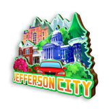 Refrigerator Magnet for Jefferson City Missouri USA  1023