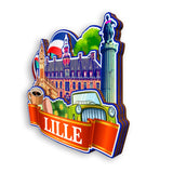 Refrigerator Magnet for Lille France  1364