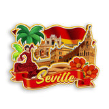 Refrigerator Magnet for Seville Spain  1379