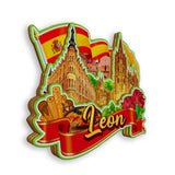 Refrigerator Magnet for Leon Spain  1508