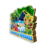 Магнит на холодильник для Фернандо де Норонья, Бразилия, 1924 г.