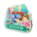 Refrigerator Magnet for Minhe, Qinghai, China  874
