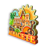 Refrigerator Magnet for Albacete Spain  1496