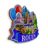 Refrigerator Magnet for Rouen France  1374