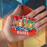 Refrigerator Magnet for Basel Switzerland  2042