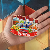 Refrigerator Magnet for Breda Netherlands  1995