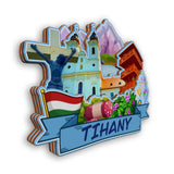 Магнит на холодильник для Tihany Венгрия 2156