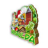 Refrigerator Magnet for Sigulda Latvia  2495