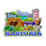 Refrigerator Magnet for Kastoria Greece  1720