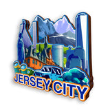 Refrigerator Magnet for Jersey City New Jersey USA  1053