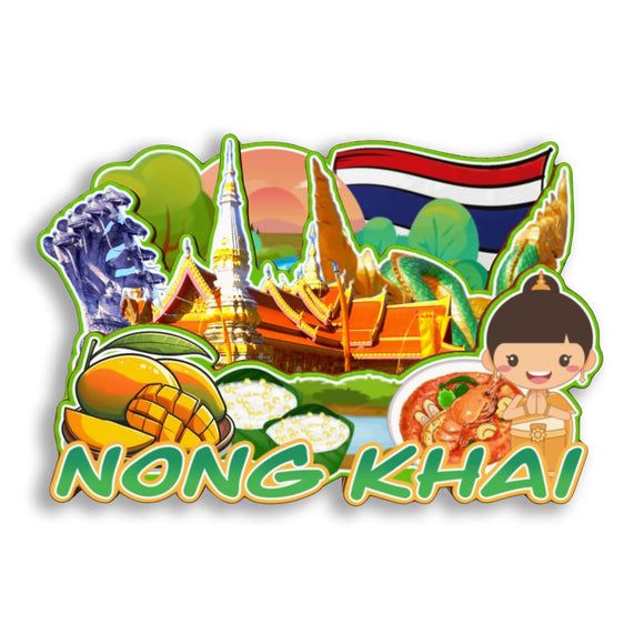 Refrigerator Magnet for Kong Khai Thailand  2815