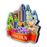 Refrigerator Magnet for Lincoln Nebraska USA  1037