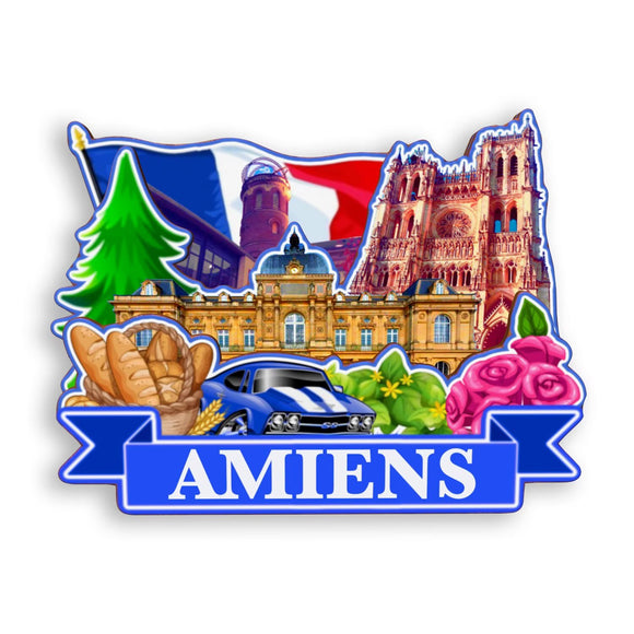 Refrigerator Magnet for Amiens France  1366