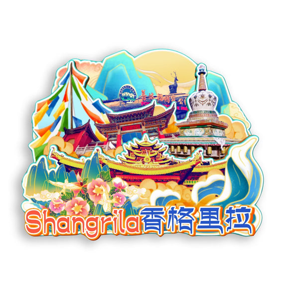 Kühlschrankmagnet für Shangri-La, Yunnan, China 753