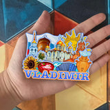 Refrigerator Magnet for Vladimir Russia  2549