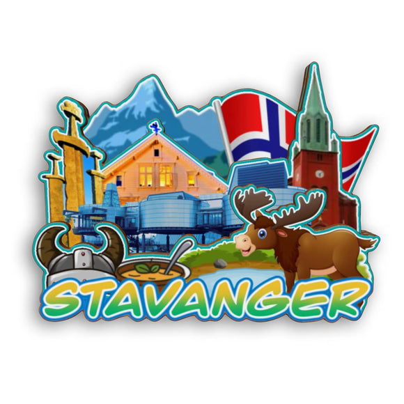 Refrigerator Magnet for Stavanger Norway  2271