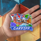 Refrigerator Magnet for Cadiff UK  1466