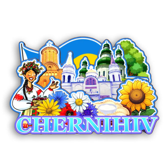 Refrigerator Magnet for Chernihiv Ukraine  2396