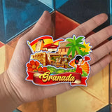 Refrigerator Magnet for Granada Spain  1389
