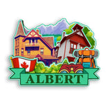 Refrigerator Magnet for Albert Canada  1881