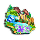 Kühlschrankmagnet für Colorado Springs Colorado USA 272