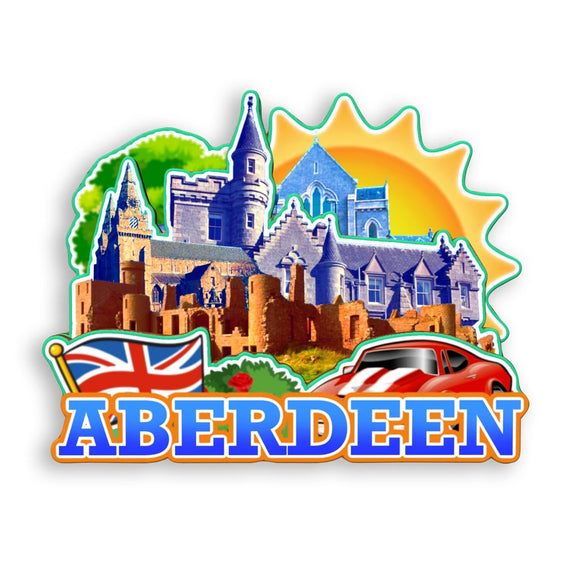Refrigerator Magnet for Aberdeen UK  1472