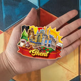 Refrigerator Magnet for Ghent Belgium  2008