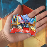 Kühlschrankmagnet für Zürich Schweiz 2030