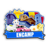 Refrigerator Magnet for Encamp Andorra  2406