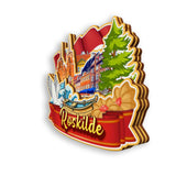 Refrigerator Magnet for Roskilde Denmark  2076