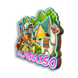 Refrigerator Magnet for Valparaiso Chile  2851