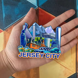 Refrigerator Magnet for Jersey City New Jersey USA  1053