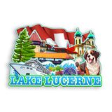 Refrigerator Magnet for lake Lucerne Switzerland  2054