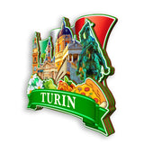 Refrigerator Magnet for Turin Italy  1274