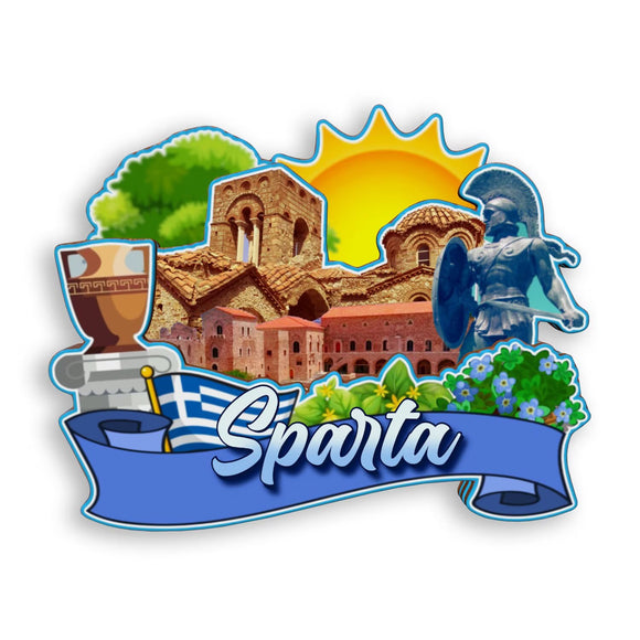 Refrigerator Magnet for Sparta Greece  1750