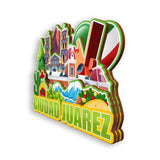 Refrigerator Magnet for Giudad Juarez Mexico  1819