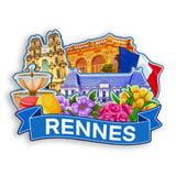 Refrigerator Magnet for Rennes France  1326