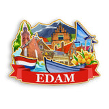 Refrigerator Magnet for Edam Netherlands  1991