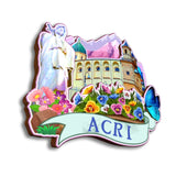 Refrigerator Magnet for Acri Calabria Italy  92