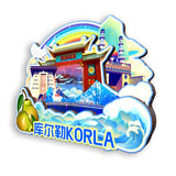 Kühlschrankmagnet für Korla, Xinjiang, China 623