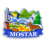 Refrigerator Magnet for Mostar Bosnia and Herzegovina  2415
