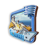 Refrigerator Magnet for Kamari Greece  1755