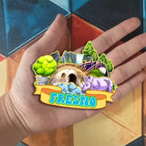 Refrigerator Magnet for Fresno California USA  234