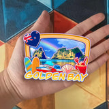 Refrigerator Magnet for Gold Bay New Zealand  2770