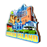 Refrigerator Magnet for Ruben Island Germany  1240